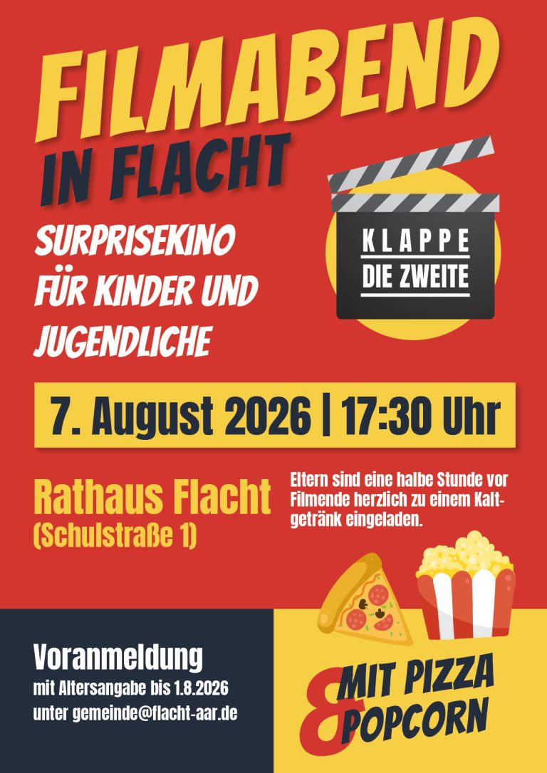 Filmabend in Flacht 2026